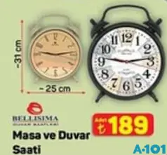 BELLİSİMA MASA VE DUVAR SAATİ BELLİSİMA MASA VE DUVAR SAATİ